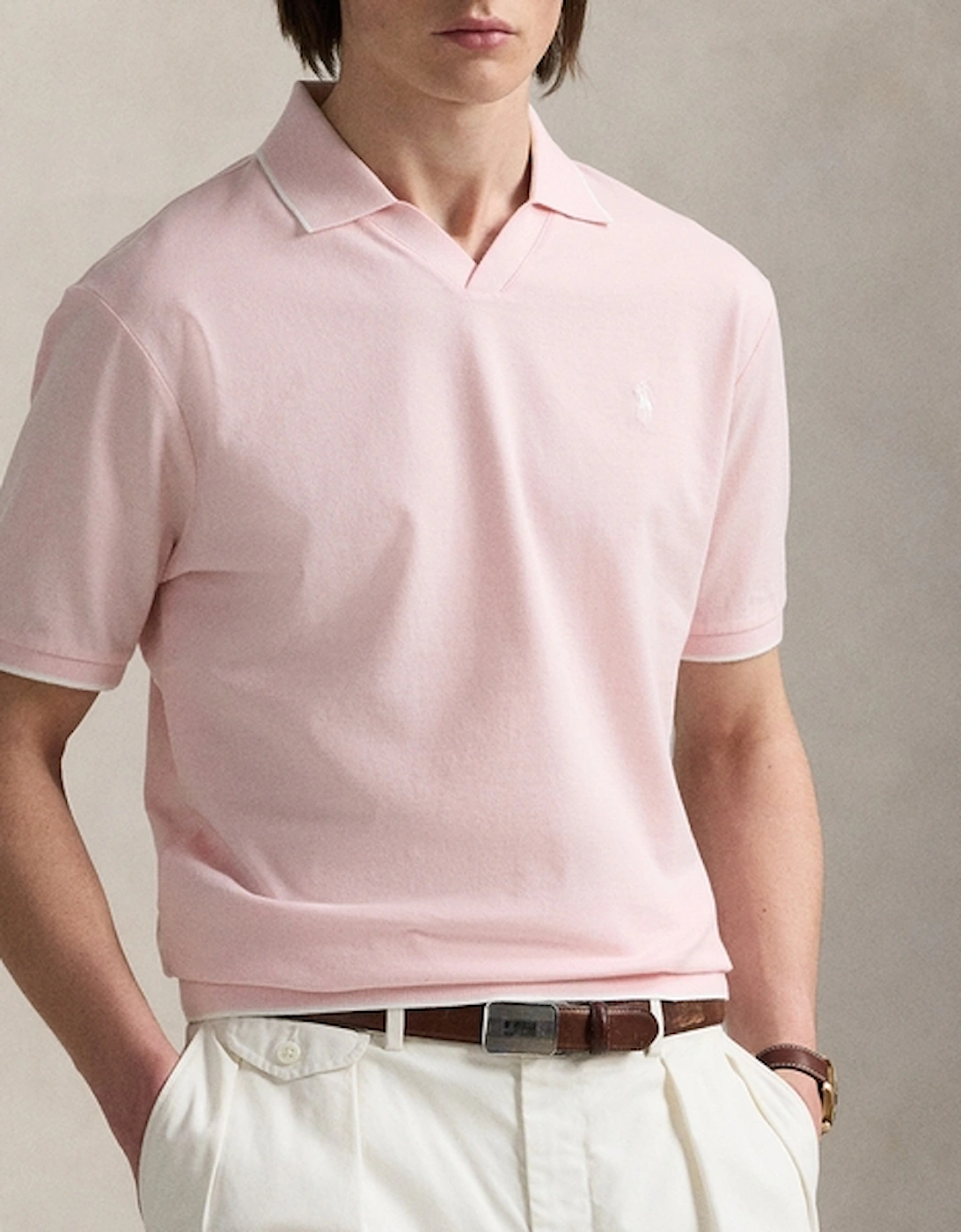 Jonny Cotton-Piqué Polo Shirt, 2 of 1