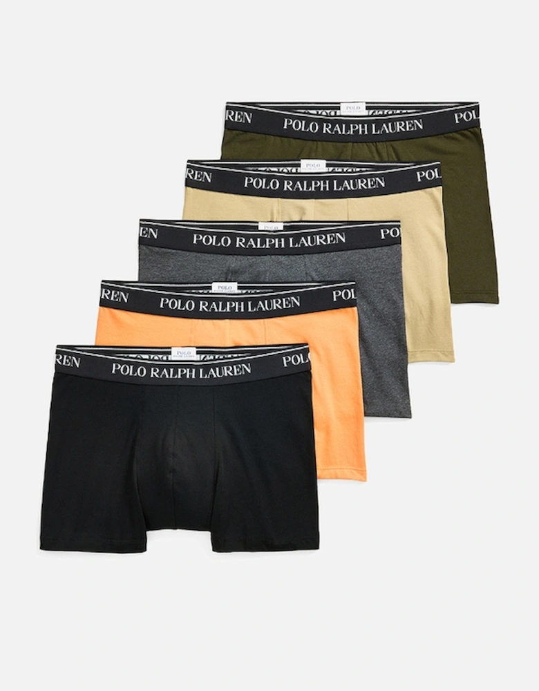 5 Pack Classic Cotton-Jersey Boxer Trunks