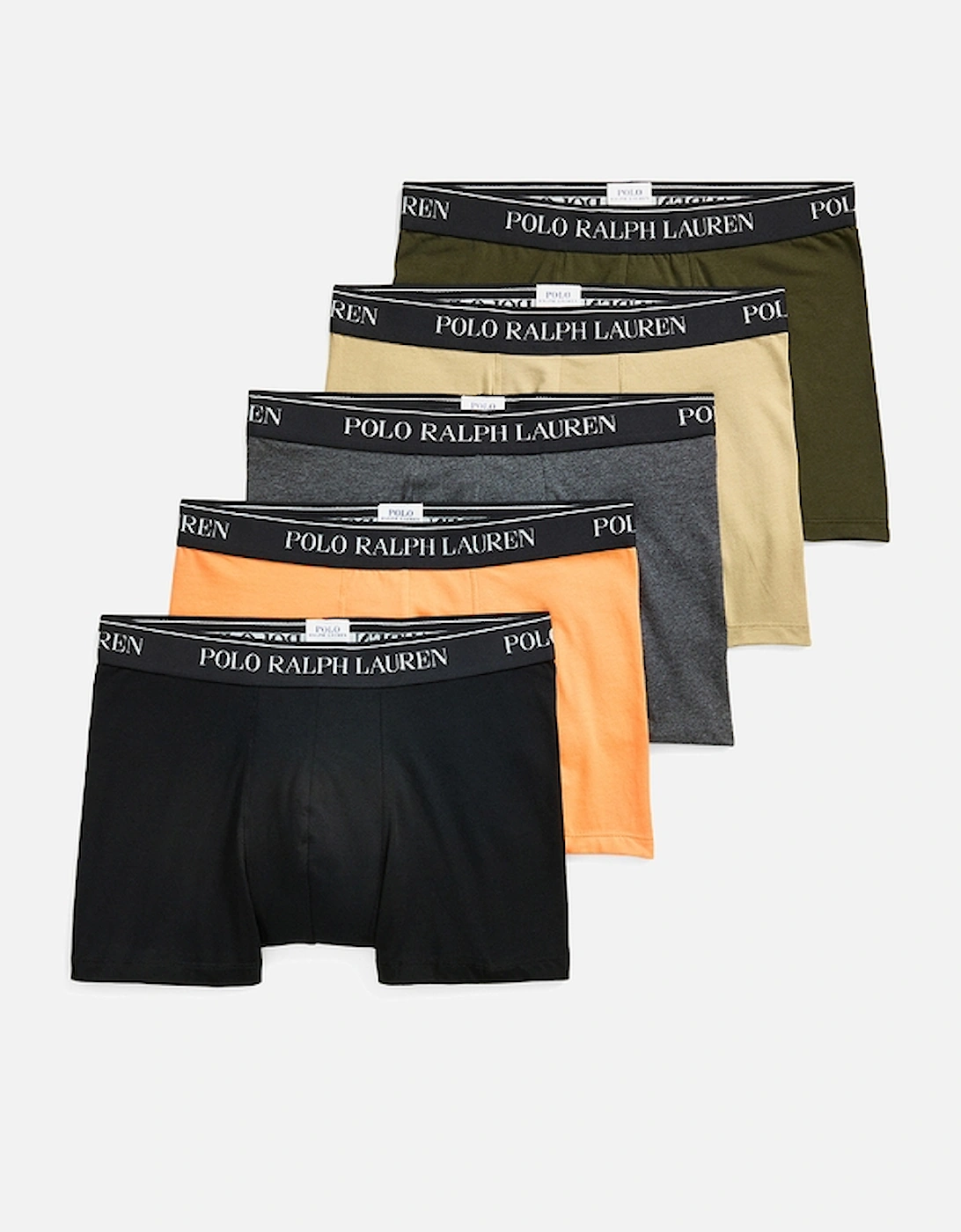 5 Pack Classic Cotton-Jersey Boxer Trunks, 2 of 1