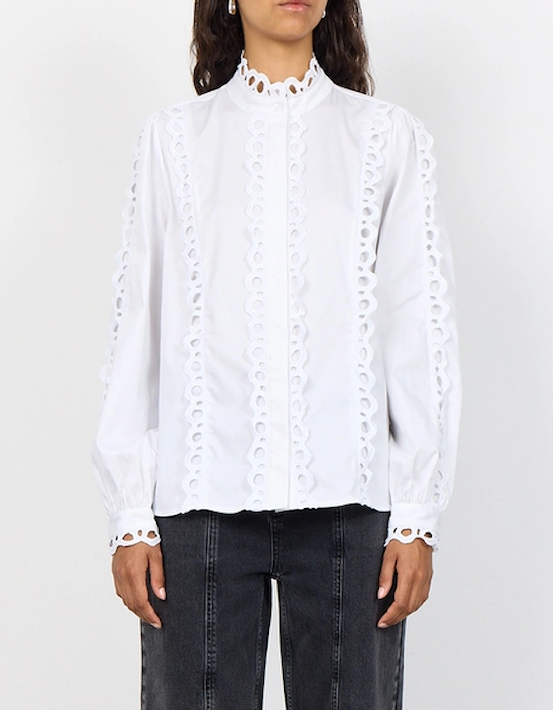Leveté Room Isla Cotton-Blend Poplin Shirt, 2 of 1