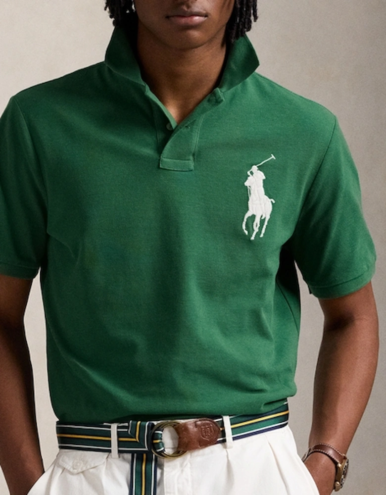 Custom Slim Fit Contrast PP Cotton Mesh Polo Shirt