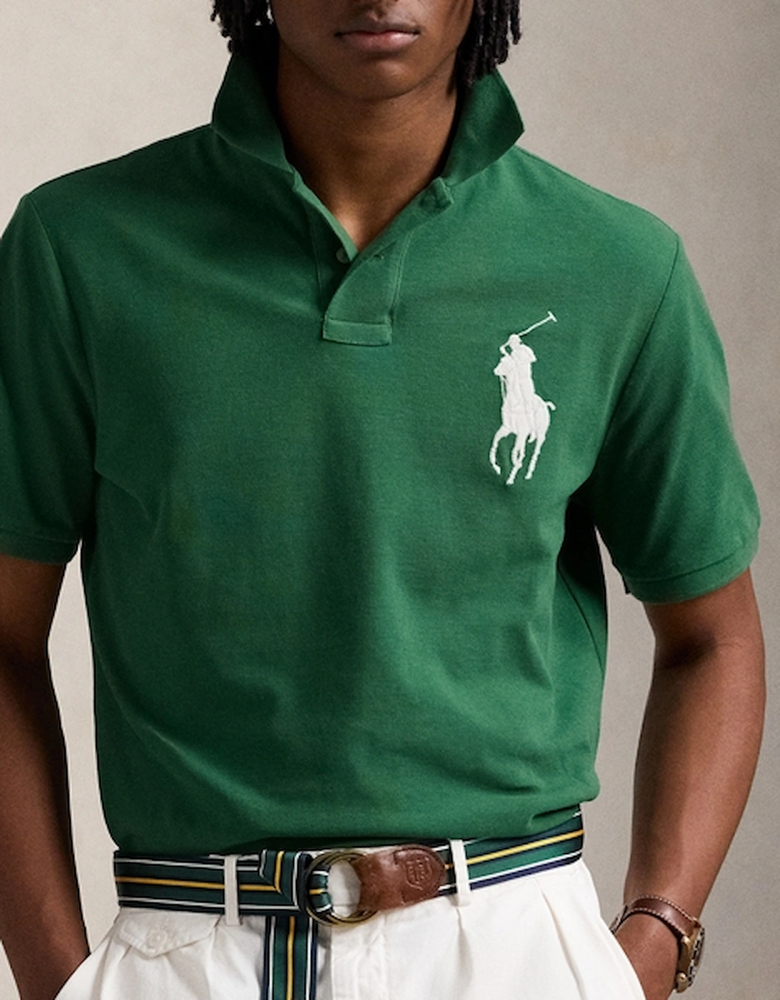 Custom Slim Fit Contrast PP Cotton Mesh Polo Shirt, 2 of 1