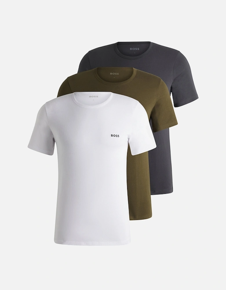 BOSS Bodywear 3 Pack Classic Lounge Cotton-Jersey T-Shirts