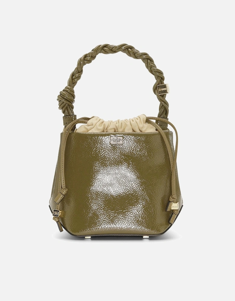 Bou Patent Leather-Blend Bucket Bag