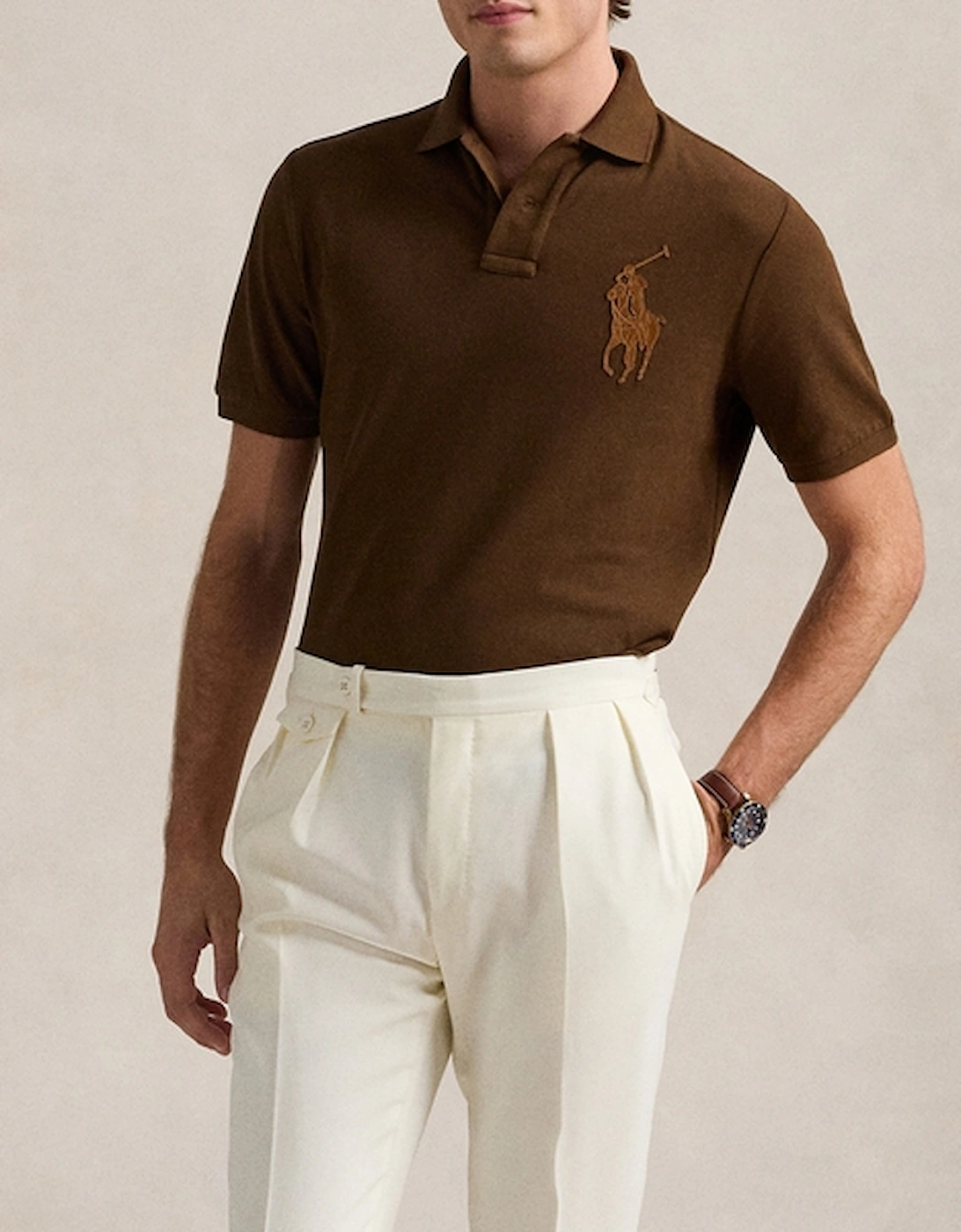 Big Pony Cotton-Piqué Polo Shirt, 2 of 1