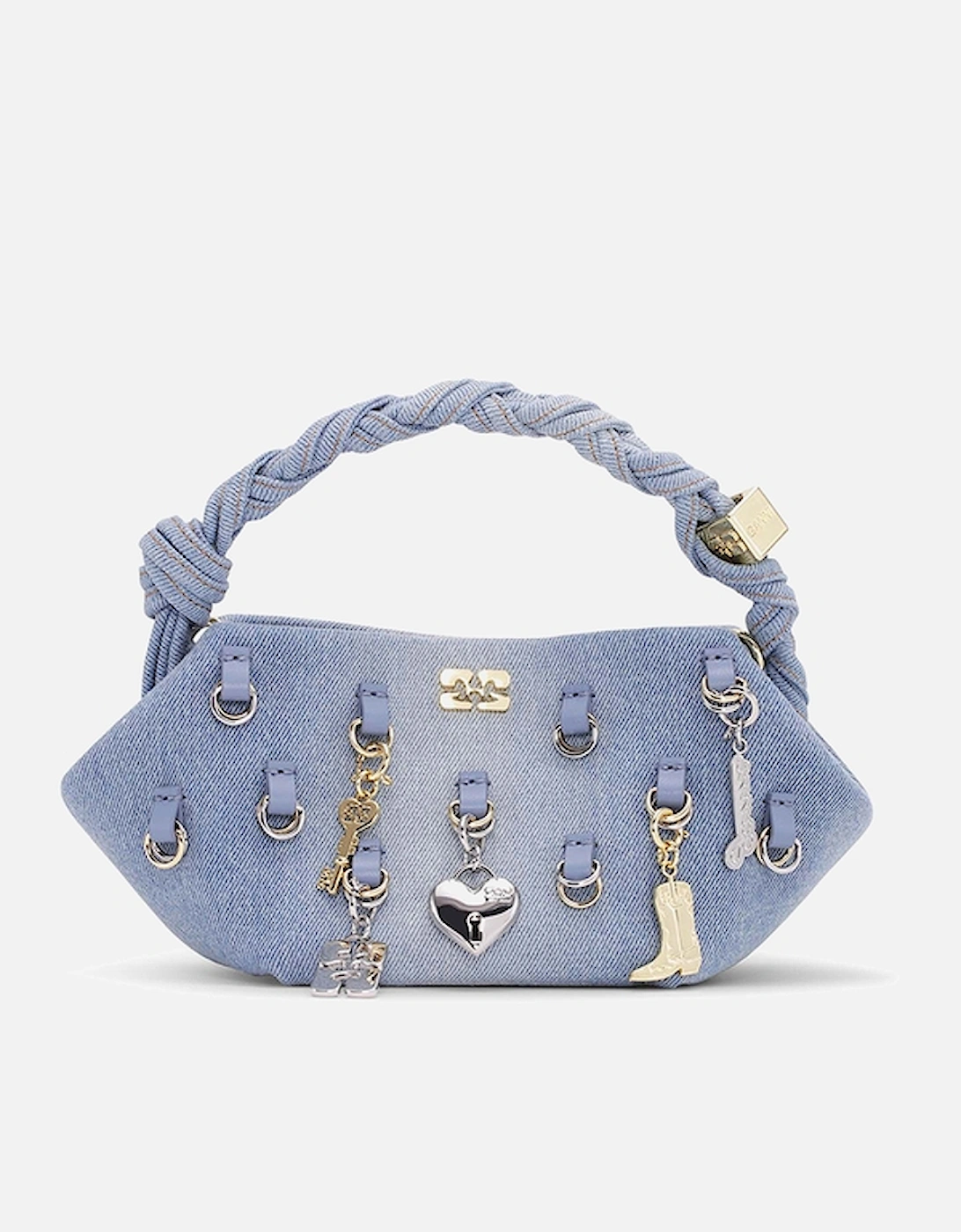 Small Washed Denim Bou Bag, 2 of 1