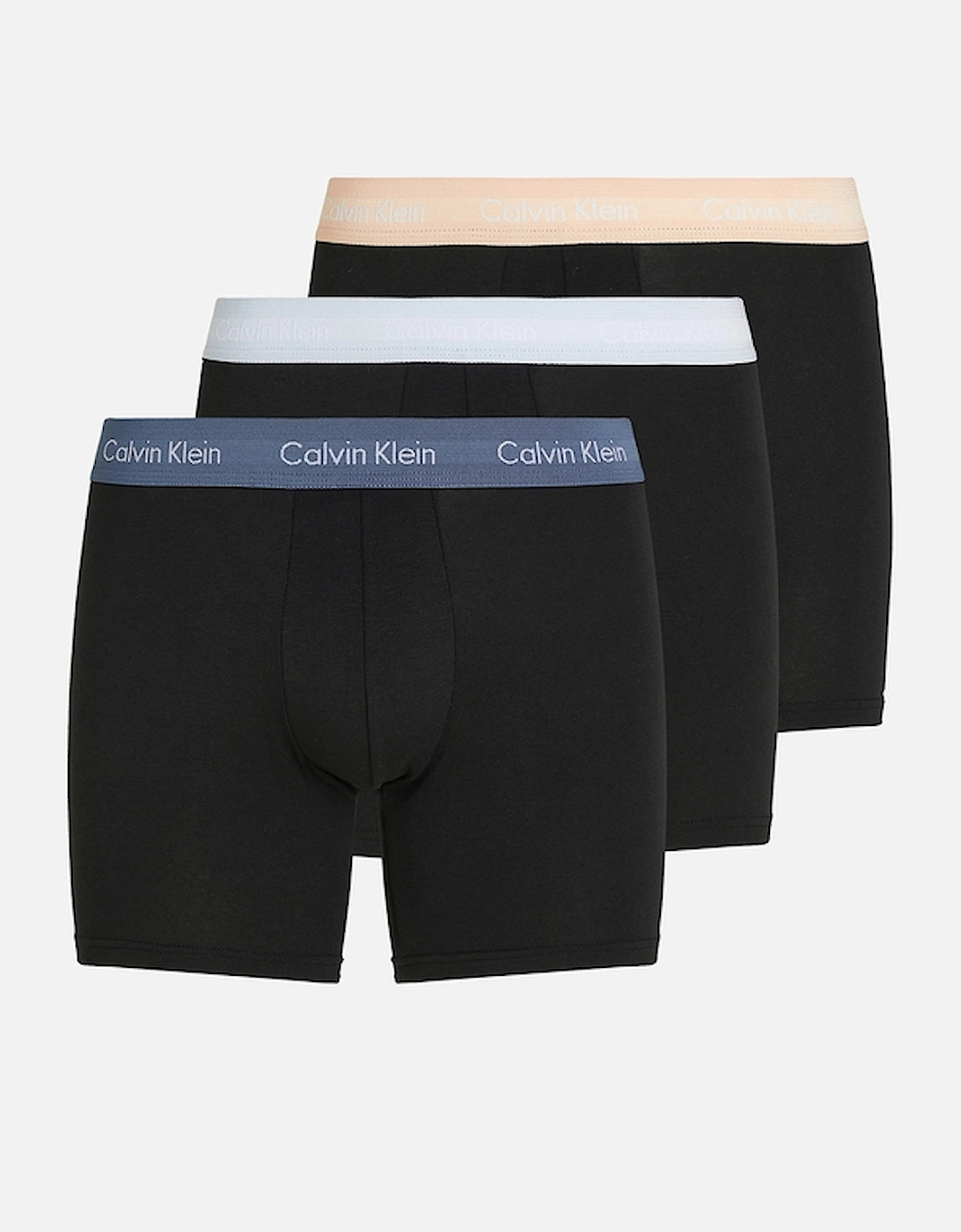 Men's 3 Pack Stretch Cotton-Jersey Boxer Briefs, 2 of 1