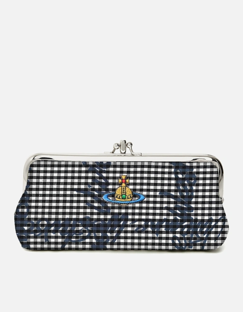 Gingham Double Frame Purse