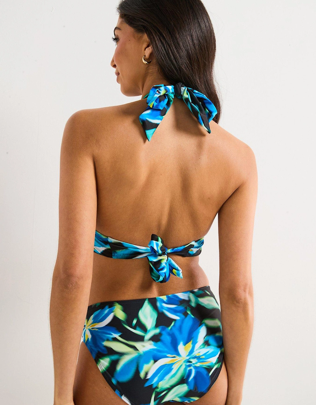 Mix & Match Padded Triangle Bikini Top - Print