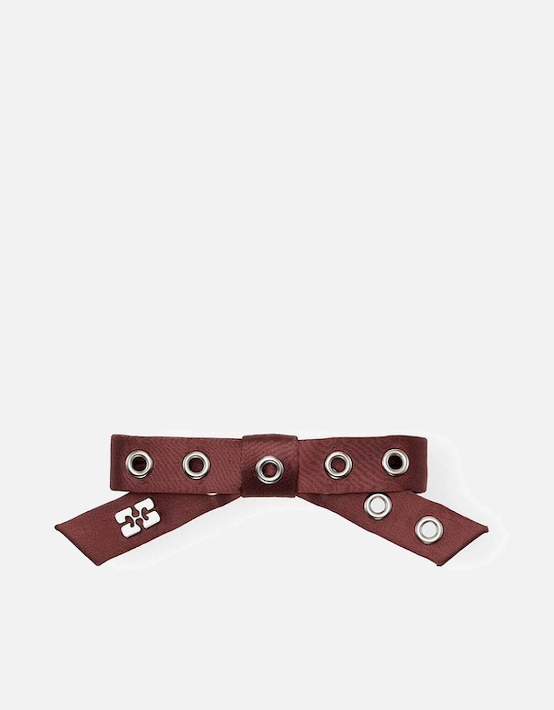 Eyelet Bow Woven Barrette, 2 of 1