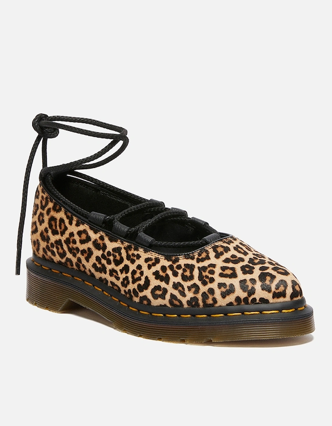 Dr. Martens Women's Elphie II Leather Lace Up Flats, 2 of 1
