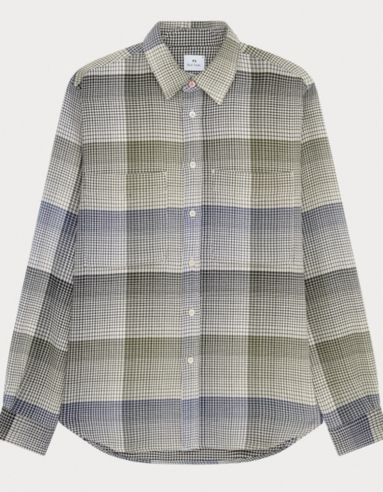 PS Checked Oxford Cotton Casual Fit Shirt