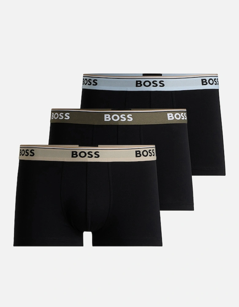BOSS Bodywear 3-Pack Power Cotton-Blend Boxer Trunks