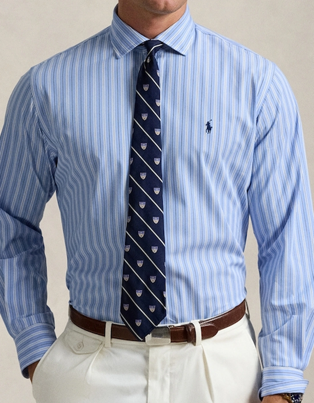 Custom-Fit Bi-Stretch Poplin Shirt, 2 of 1