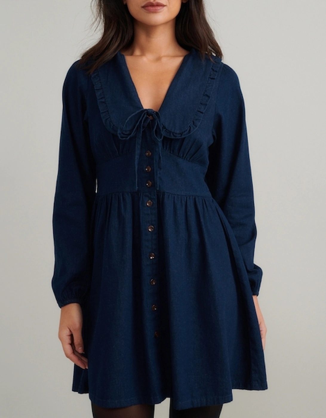 Ottilie Denim Mini Dress, 2 of 1