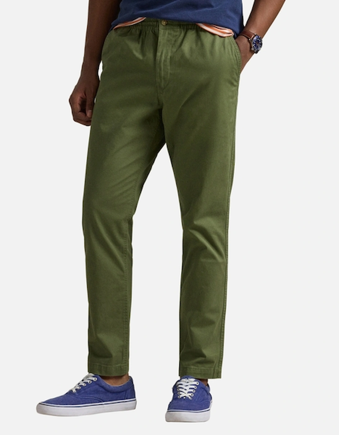 Cotton-Blend Twill Trousers, 2 of 1