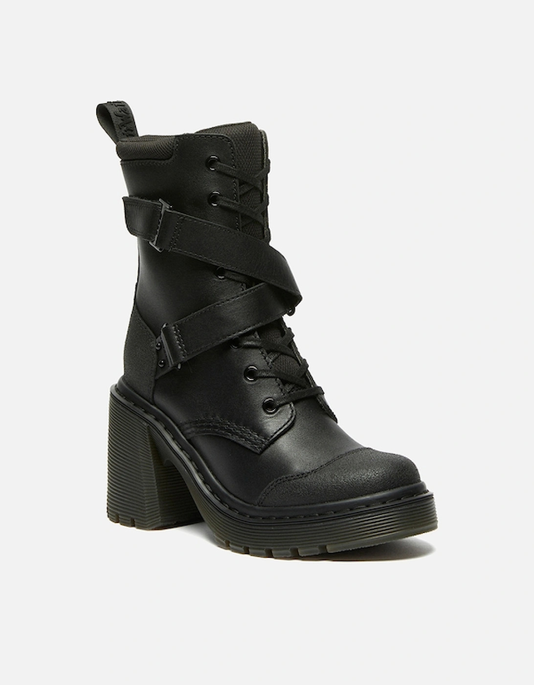 Dr. Martens Women's Chesney Tech 8-Eye Heeled Leather Boots, 2 of 1