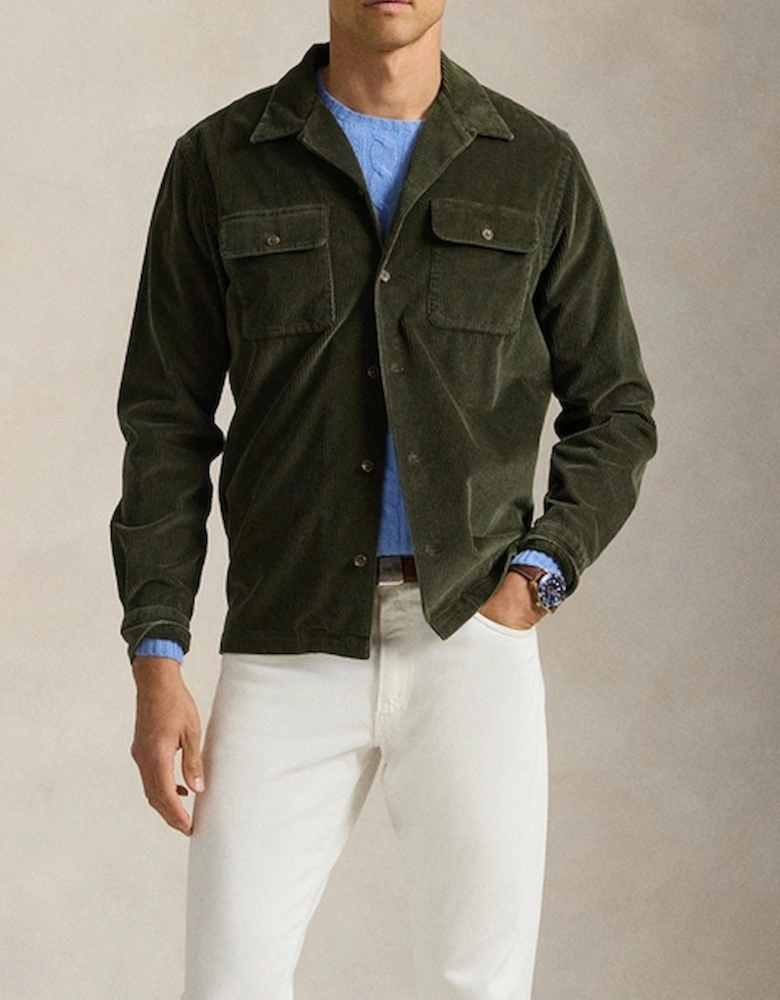 Classic-Fit Cotton-Corduroy Shirt