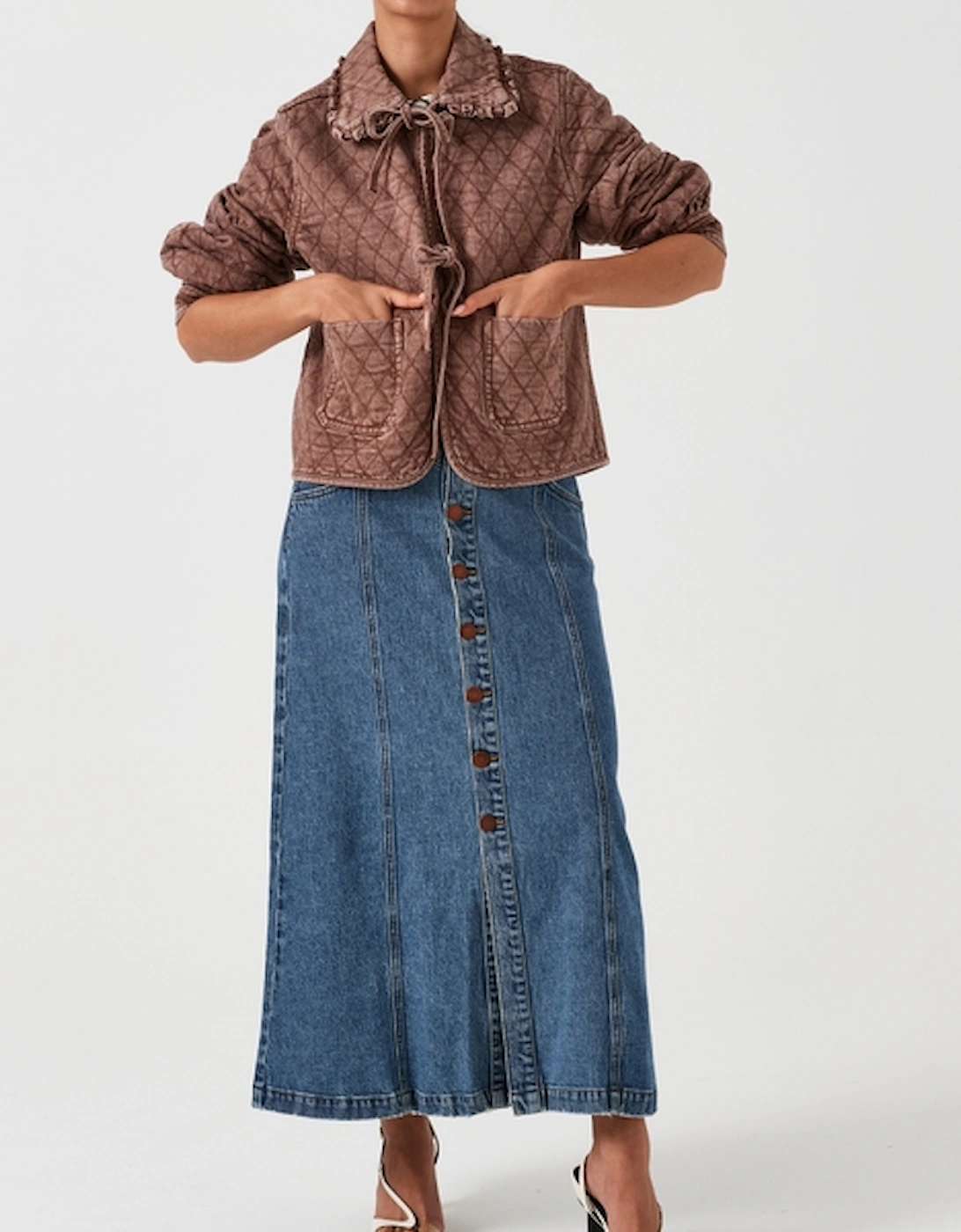 Heidi Quilted Cotton-Blend Jacket, 2 of 1