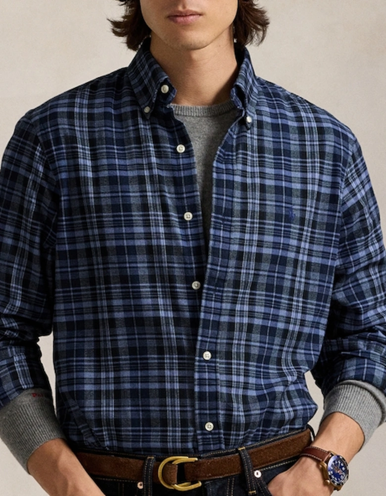 Custom-Fit Performance Cotton-Blend Shirt