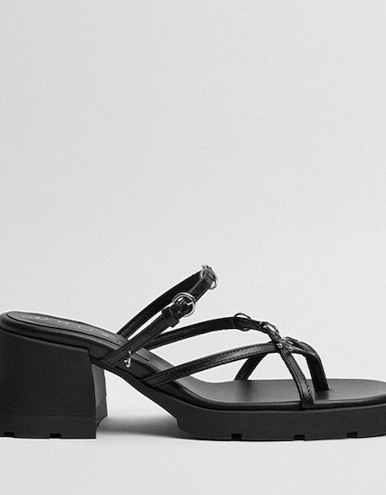 E8 by Women's Jaslene Leather Heeled Sandals