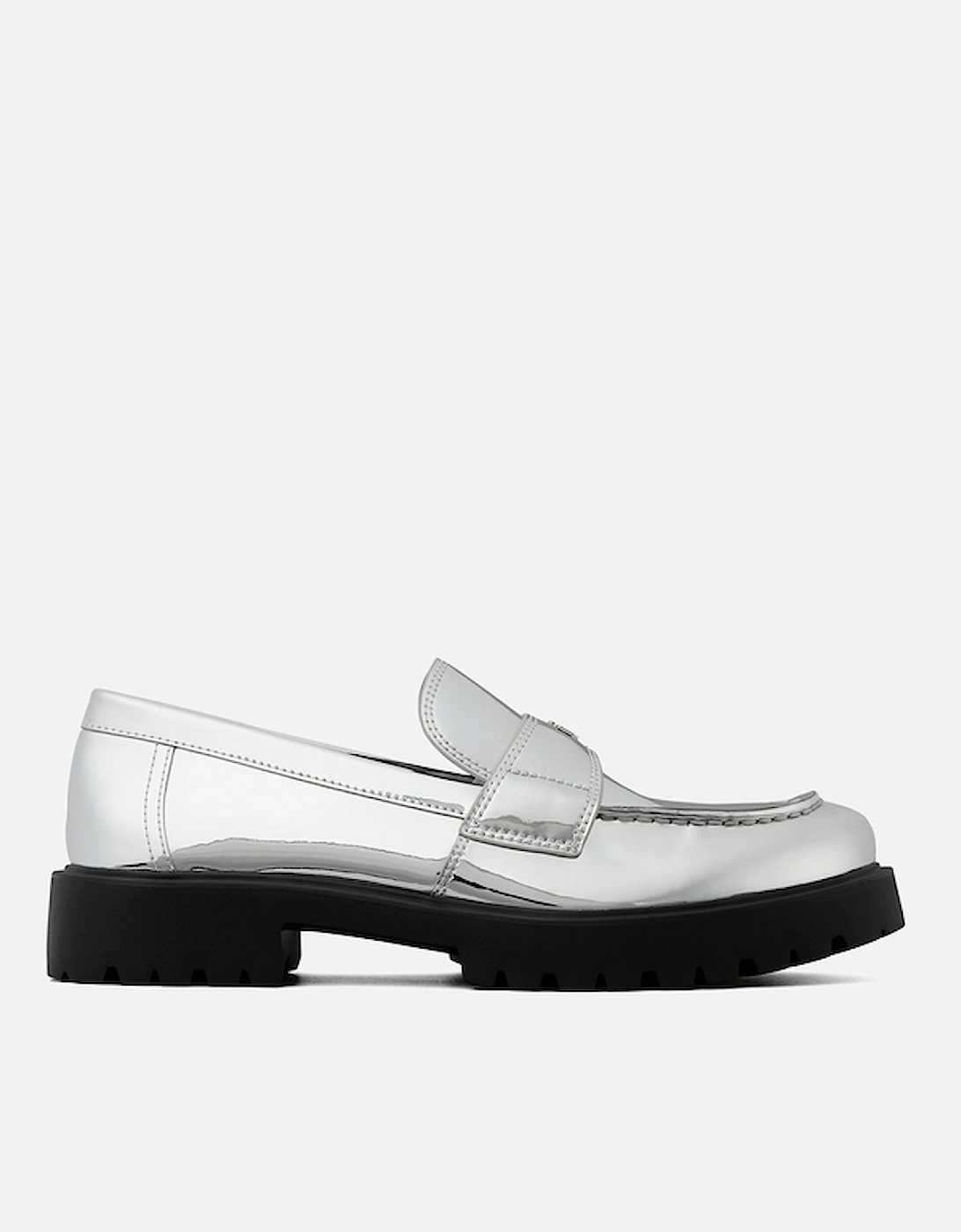 Women's Classic Leather Lug Loafers - Argento, 2 of 1