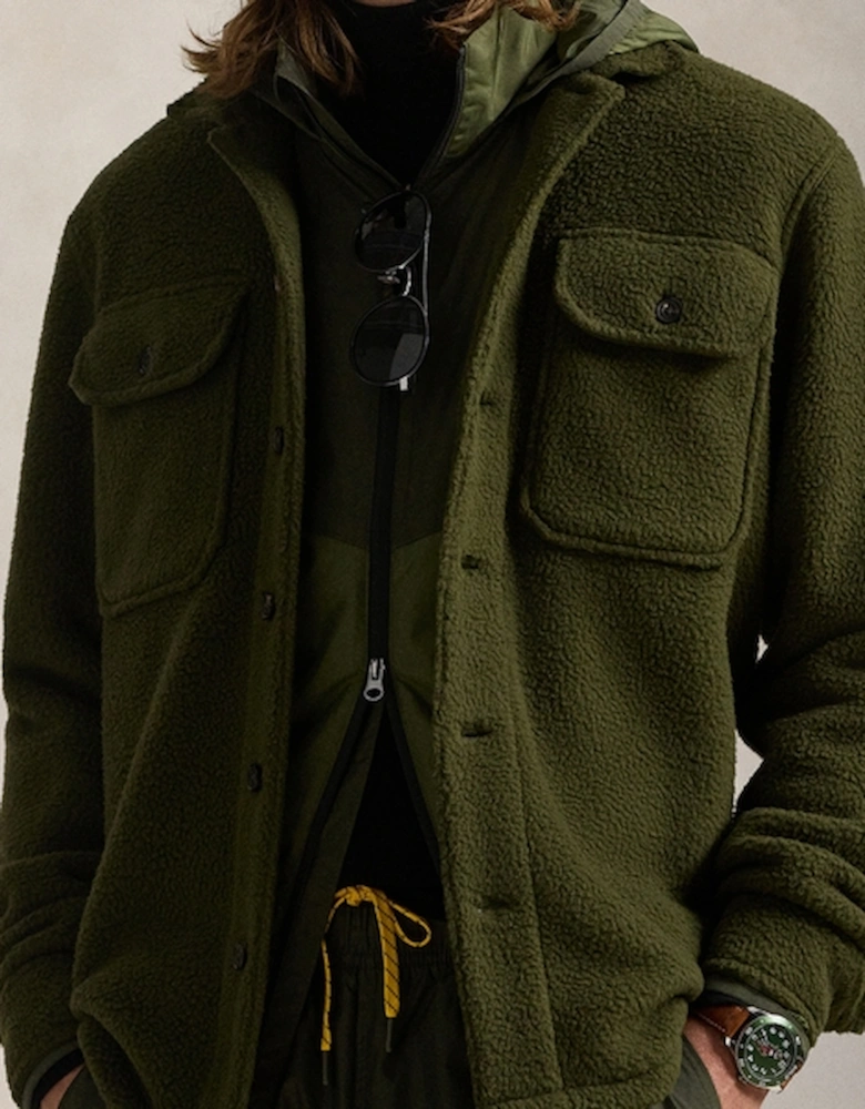 Curly Hi-Pile Shirt Jacket
