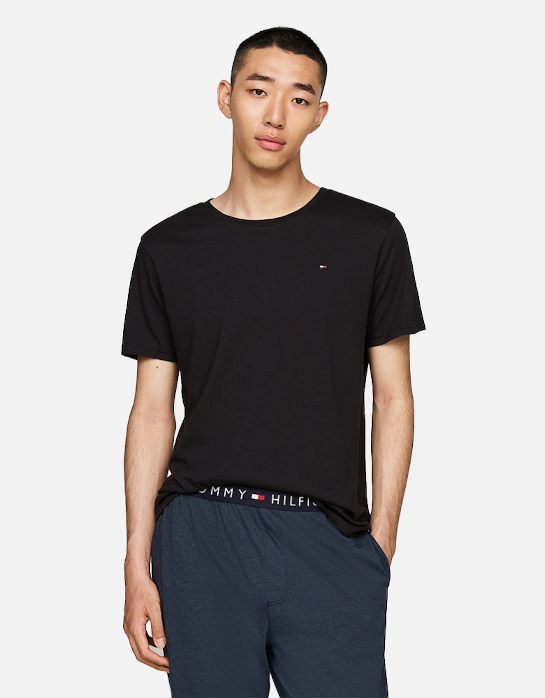 3-Pack Signature Cotton T-Shirts, White/Black/Grey