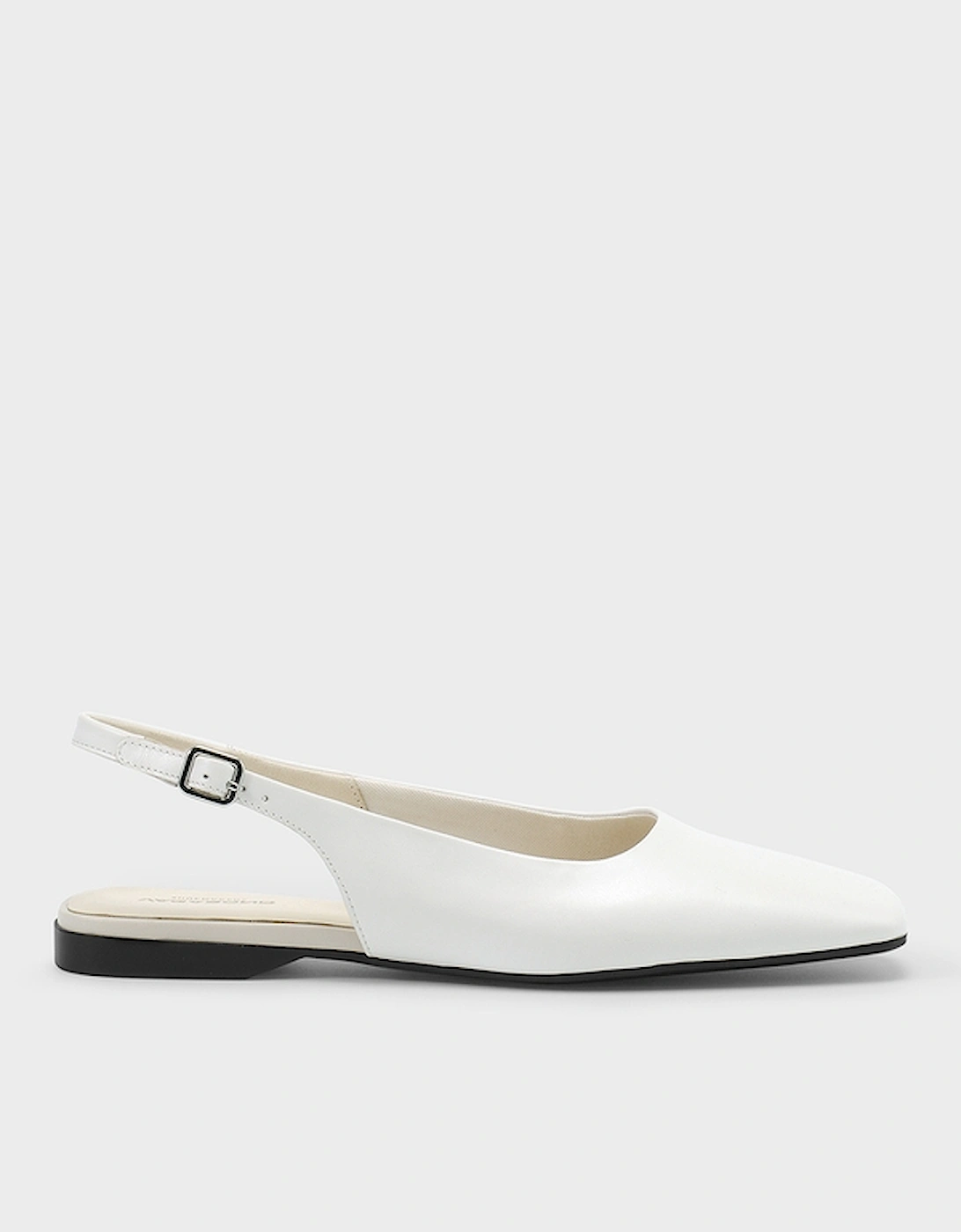 Women's Delia Leather Slingback Flats, 2 of 1