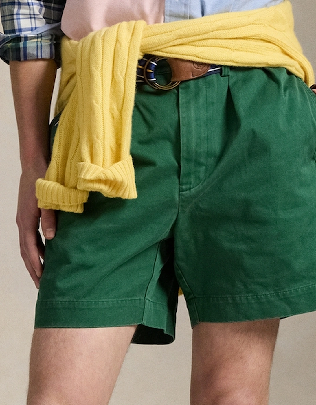 Cormac Pleated Cotton-Twill Shorts, 2 of 1