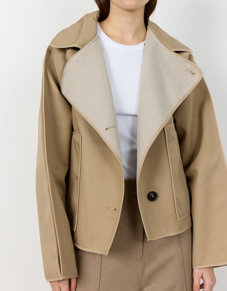 Leveté Room Karima Cotton-Blend Twill Jacket
