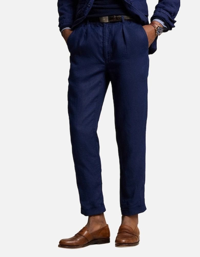Classic Fit Linen Prepster Trousers