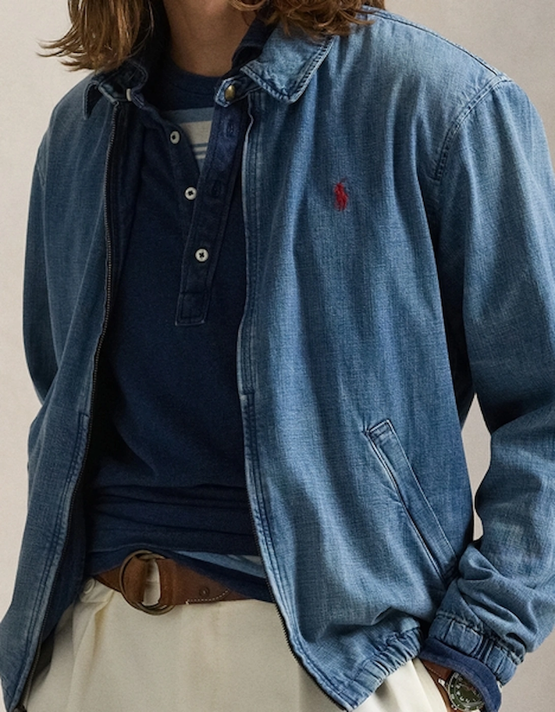 Bayport Denim Bomber Jacket, 2 of 1