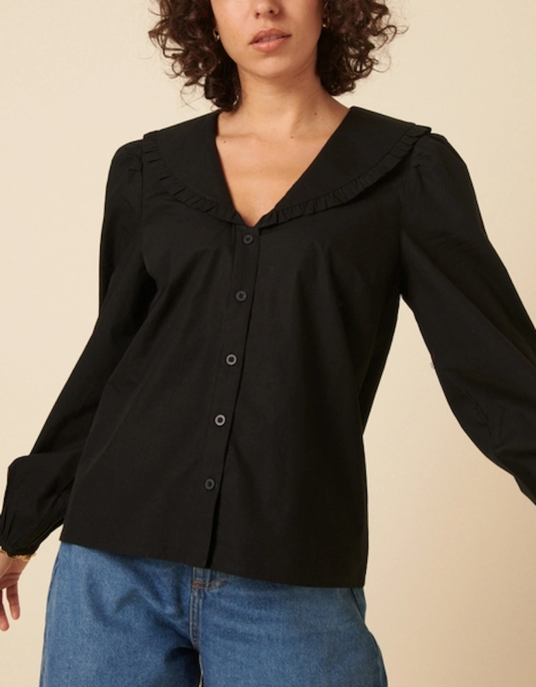 Emmie Cotton-Poplin Blouse