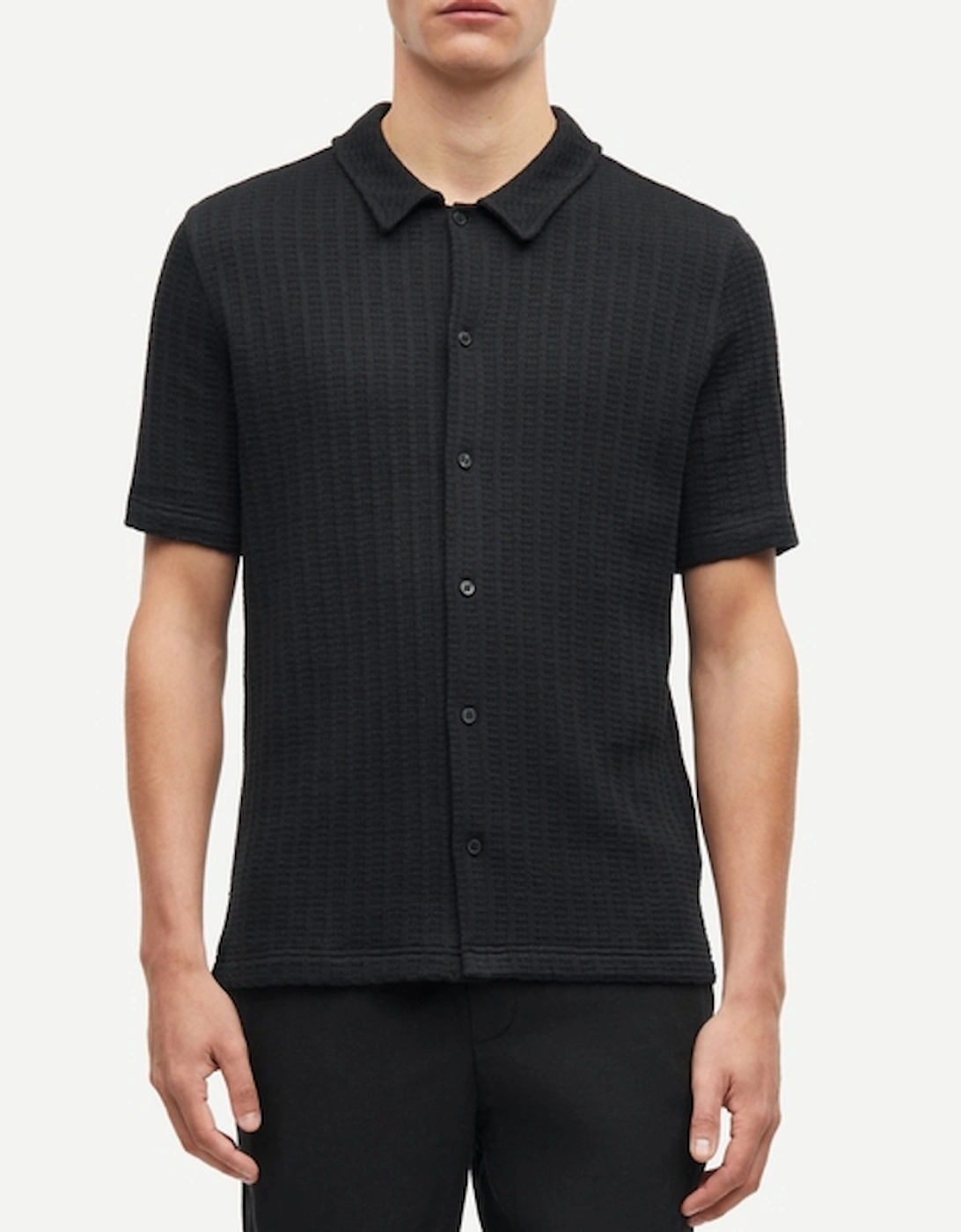 Samsøe Samsøe Sakvistbro Cotton-Blend Waffle Shirt, 2 of 1