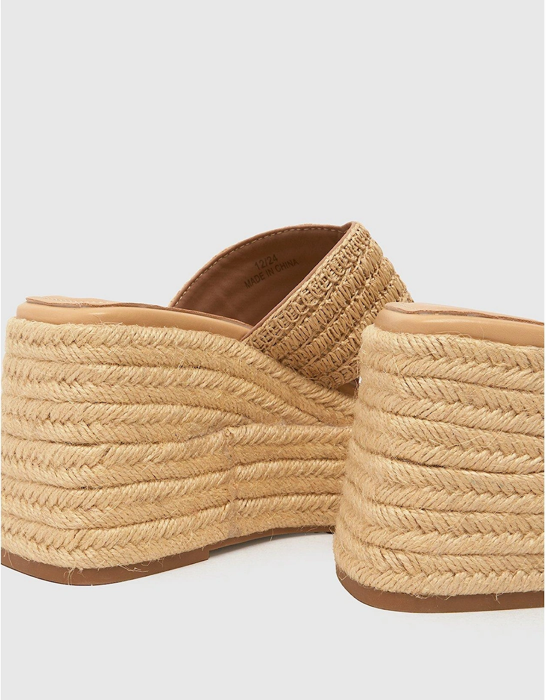 Valetta Espadrille Wedges - Natural