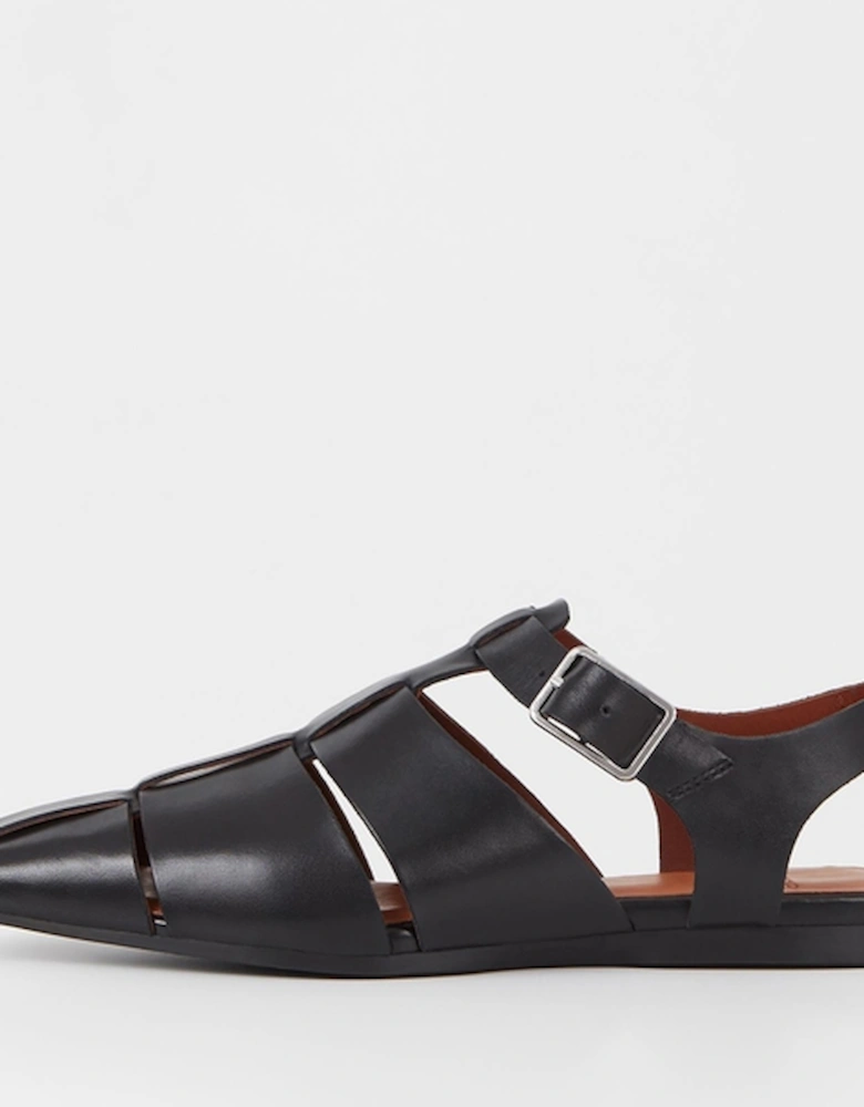 Women's Wioletta Leather Flat Sandals