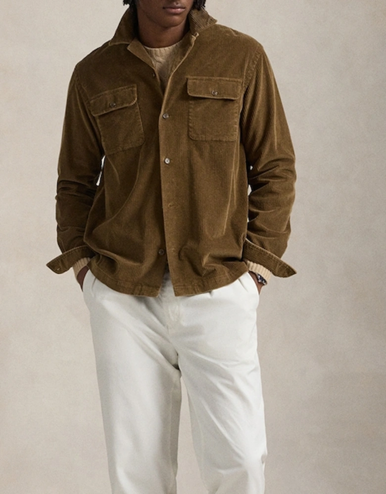 Classic-Fit Cotton-Corduroy Shirt