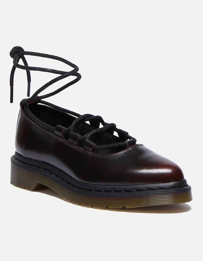 Dr. Martens Women's Elphie II Leather Lace Up Flats