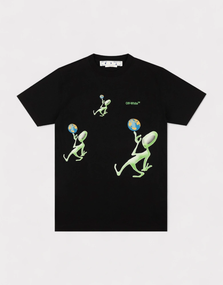 Alien Arrow Short Sleeve Tee Black