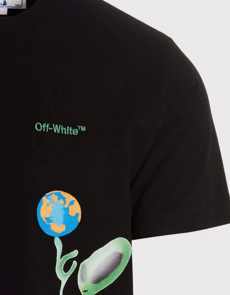 Alien Arrow Short Sleeve Tee Black