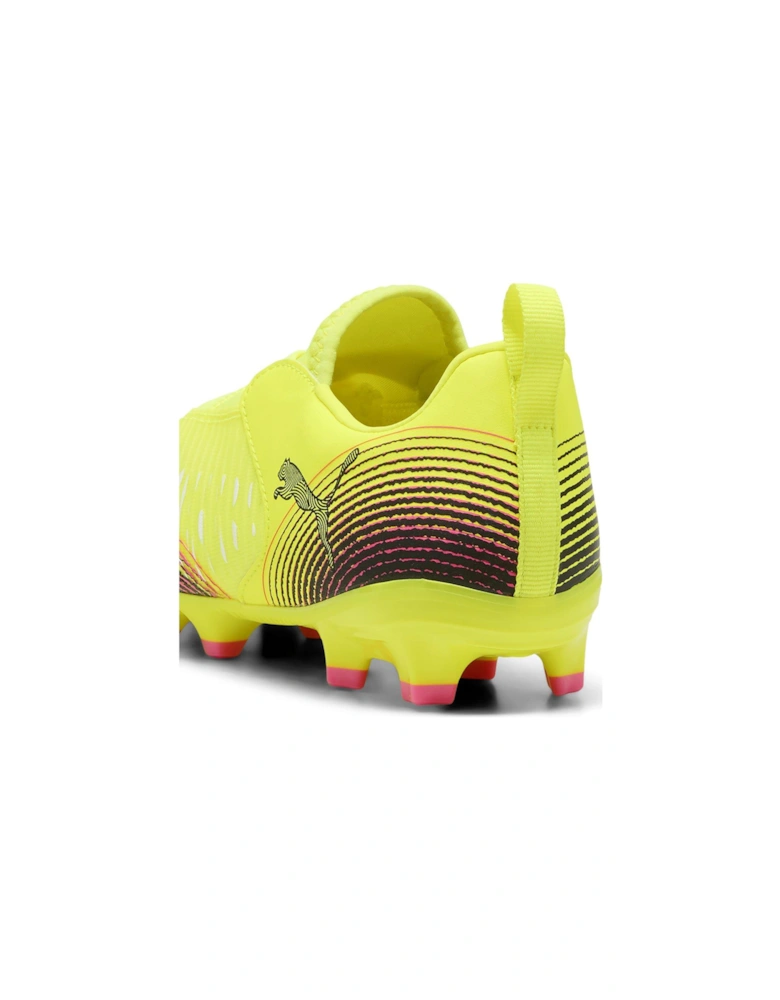 Junior Future 8 Match Laceless Firm Ground Football Boots - Yellow