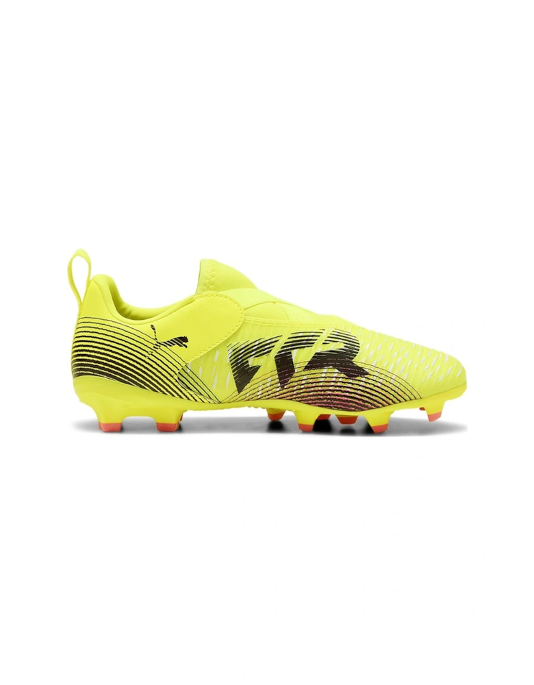 Junior Future 8 Match Laceless Firm Ground Football Boots - Yellow