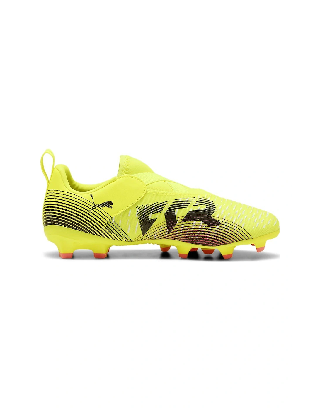 Junior Future 8 Match Laceless Firm Ground Football Boots - Yellow