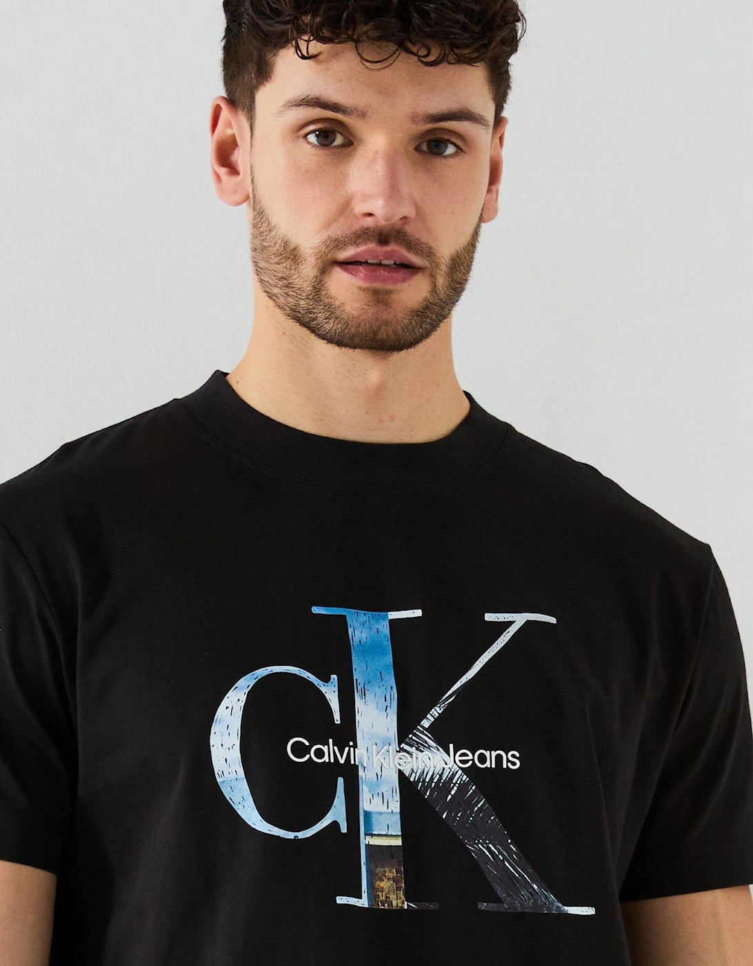 Photo Monogram T-Shirt - Black