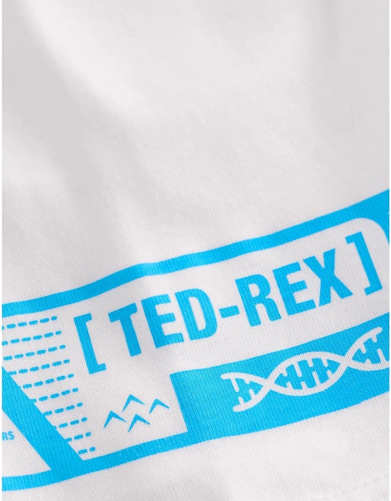 Boys Dinosaur Wrap T-Shirt - White