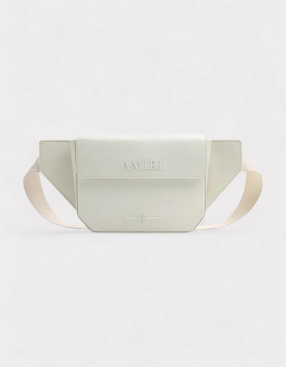 Amiri MA Crossbody Bag Leather White - Size: ONE size,