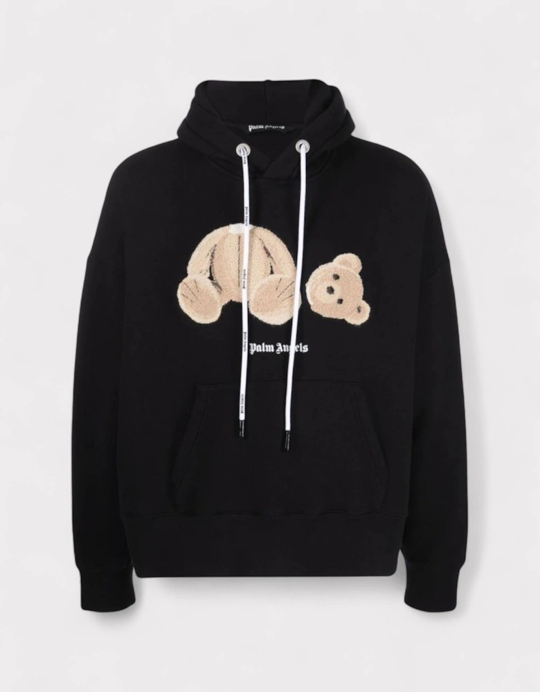Bear Hoodie Black