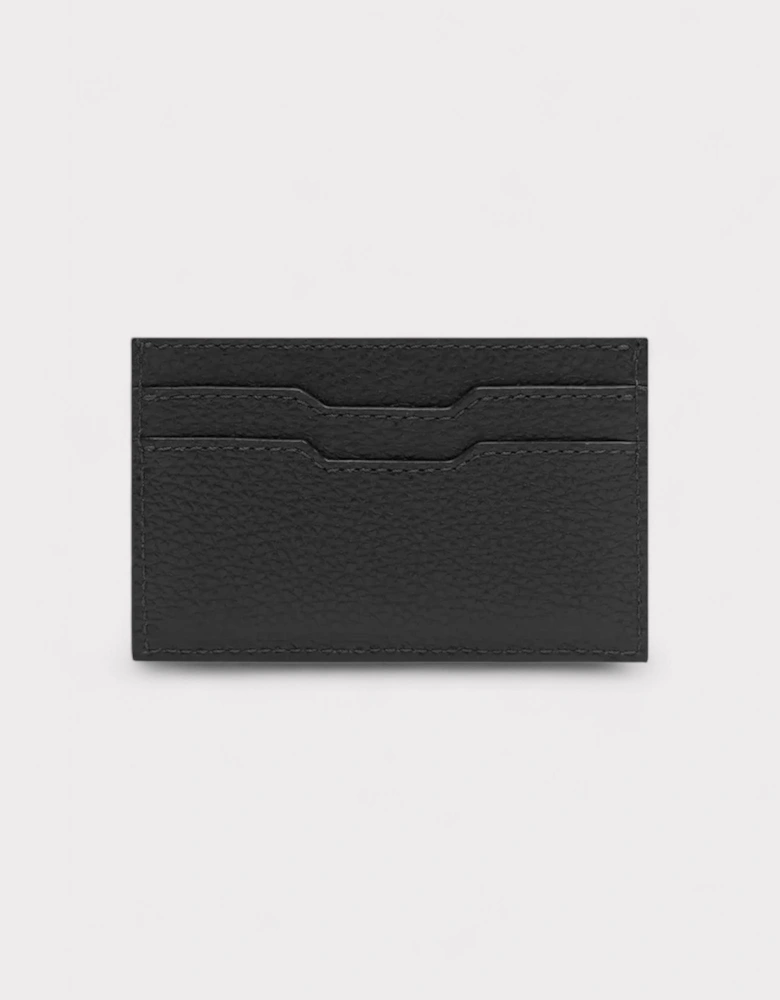 Iconic Embossed Leather Card Holder 'Black'