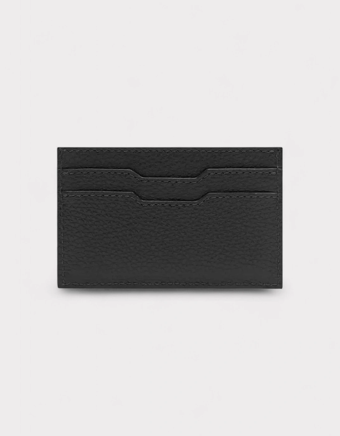 Iconic Embossed Leather Card Holder 'Black'